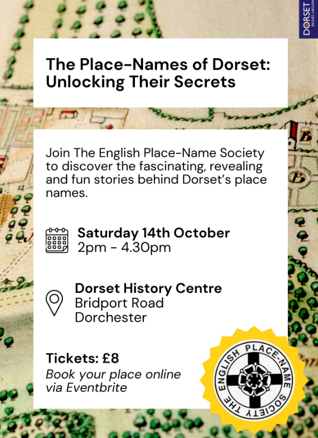 The Place Names of Dorset - Dorset History Centre event